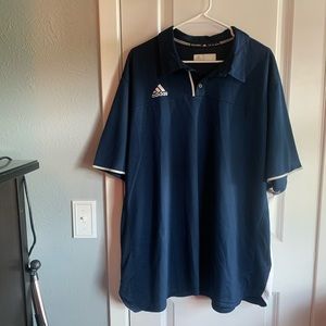 Adidas Collegiate Navy/White Utility Polo-2XL